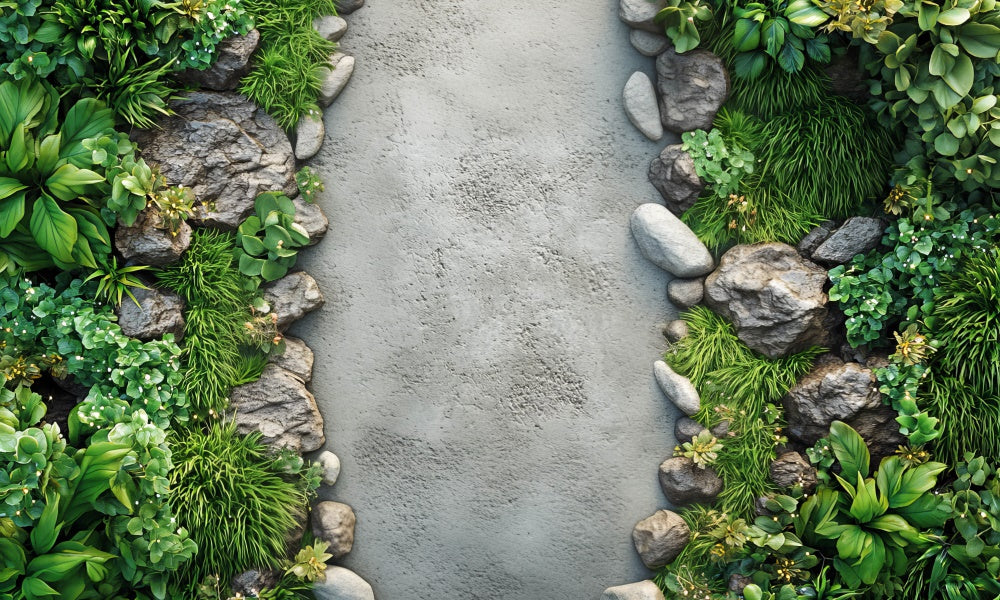 Kate Spring Jungle Pathway Greenery Floor Backdrop Designed by Mini MakeBelieve