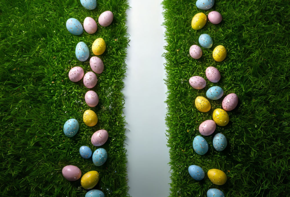 Kate Easter Egg Green Grass Floor Backdrop Designed by Mini MakeBelieve