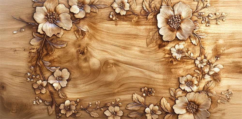 TEST Kate Floral Wood Carving Floor Backdrop Designed by Mini MakeBelieve