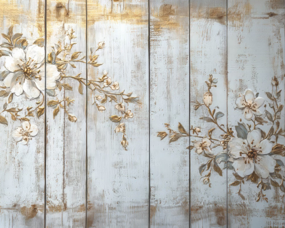 TEST Kate Vintage Floral Wood Carving Floor Backdrop Designed by Mini MakeBelieve