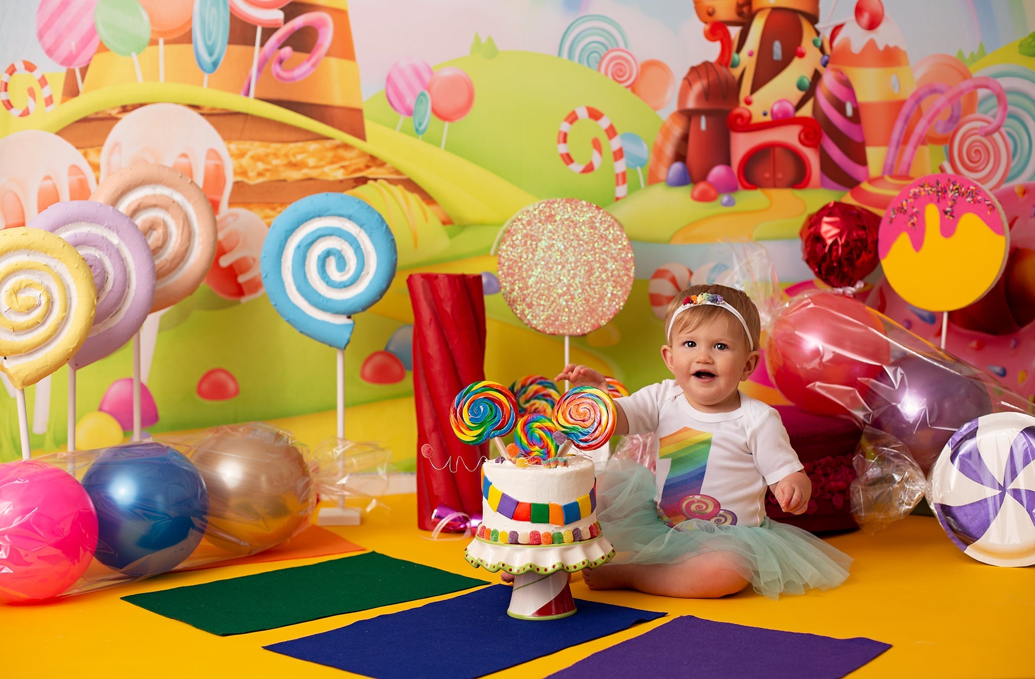 RTS Kate Candy Animation World Backdrop for Children Photography