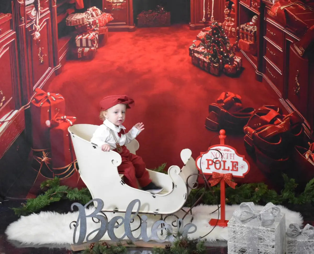 Kate Christmas Santa's Closet Backdrop Designed by Lidia Redekopp