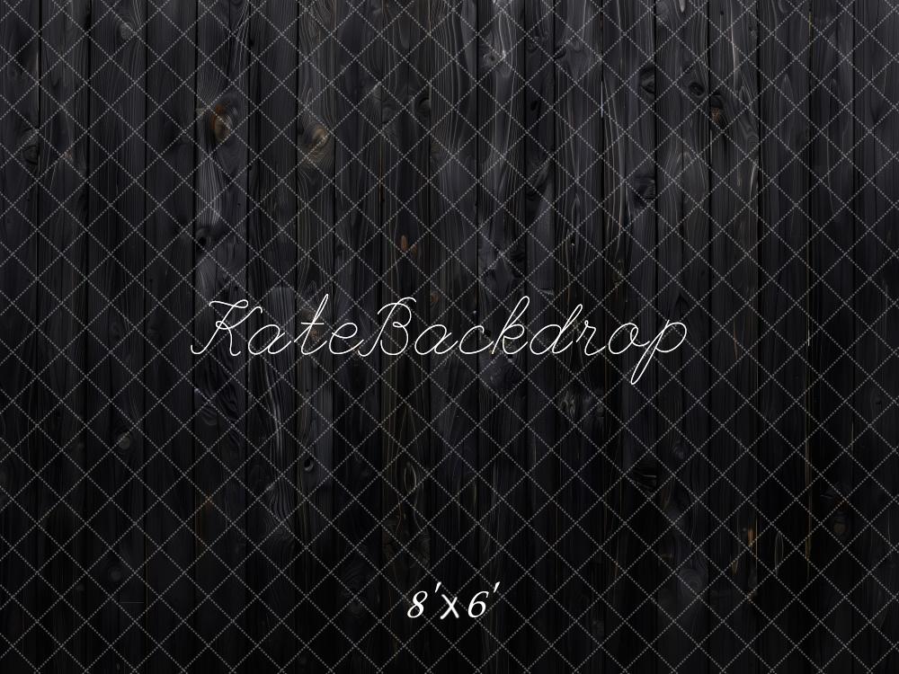 Kate Dark Retro Wooden Wall Floor Backdrop Designed by Patty Roberts