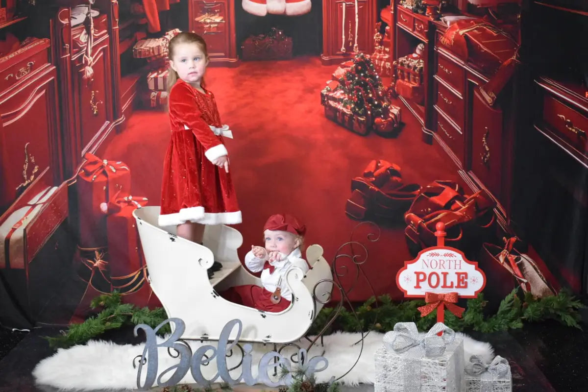 Kate Christmas Santa's Closet Backdrop Designed by Lidia Redekopp