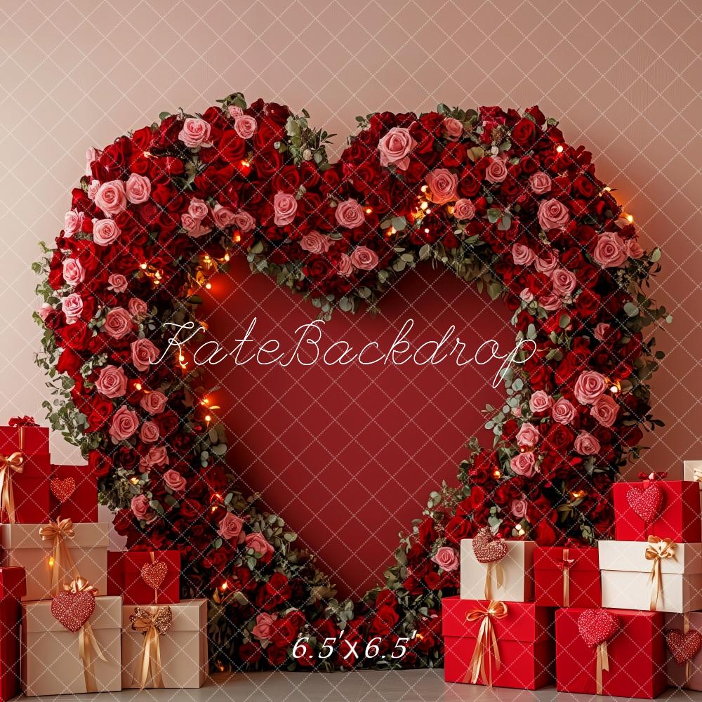 Kate Valentine Heart Rose Gifts Backdrop Designed by Patty Roberts