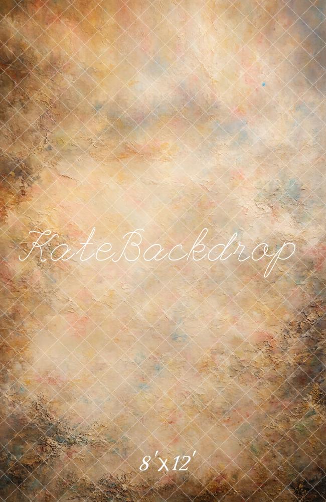 Kate Abstract Texture Vintage Light Brown Backdrop Designed by Emetselch