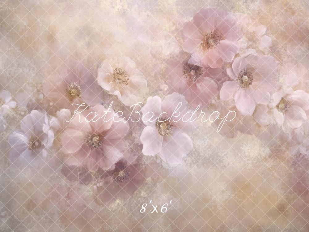 Kate Fine Art Floral Soft Pink Backdrop Designed by Lidia Redekopp