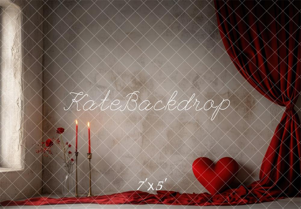 Kate Valentine Simple Romantic Heart Wall Backdrop Designed by Mini MakeBelieve