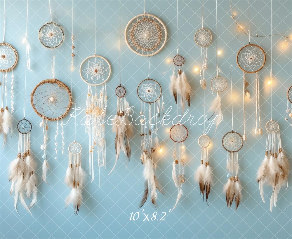 Fondo de Luces Atrapa Sueños Boho Diseñado por Patty Roberts