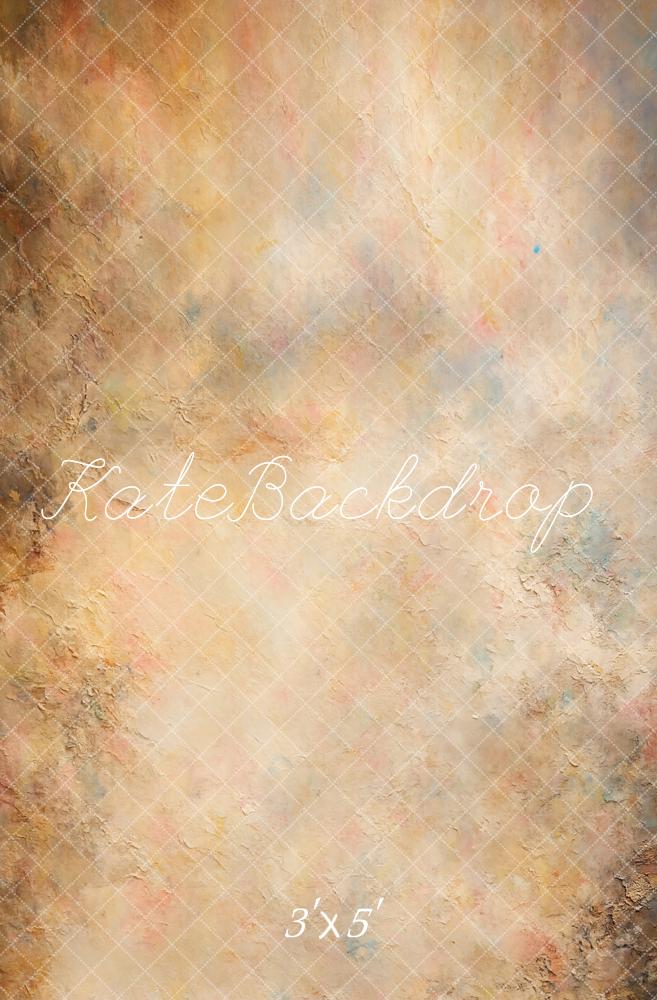 Kate Abstract Texture Vintage Light Brown Backdrop Designed by Emetselch