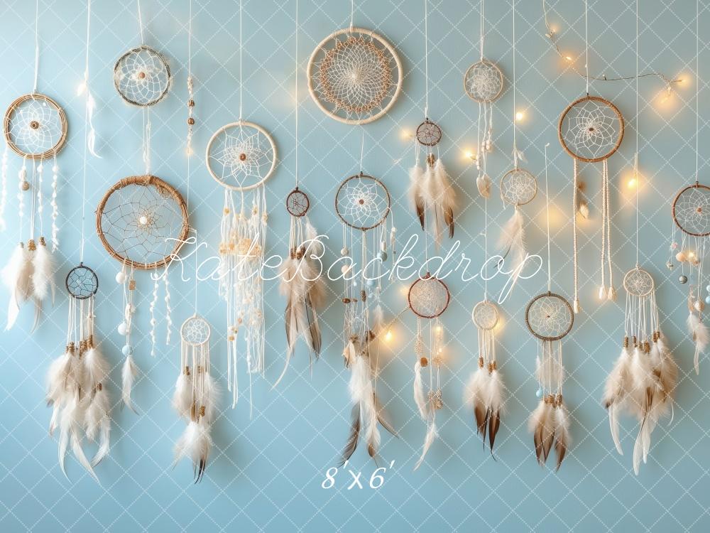 Fondo de Luces Atrapa Sueños Boho Diseñado por Patty Roberts