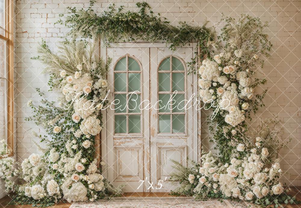 Lightning Deal #5  Kate Spring Wedding Floral Door Backdrop Designed by Emetselch