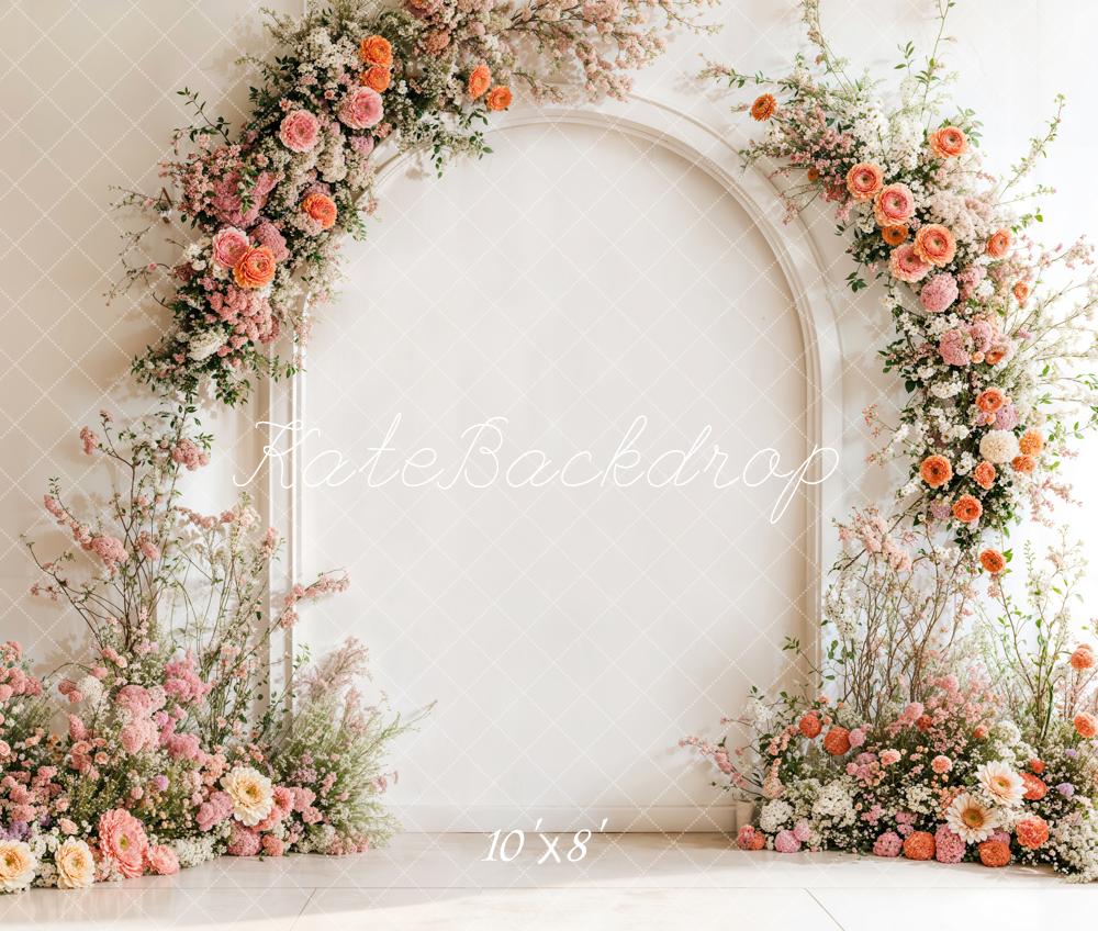 Spring Floral Arch Foto Achtergrond Designed by Emetselch