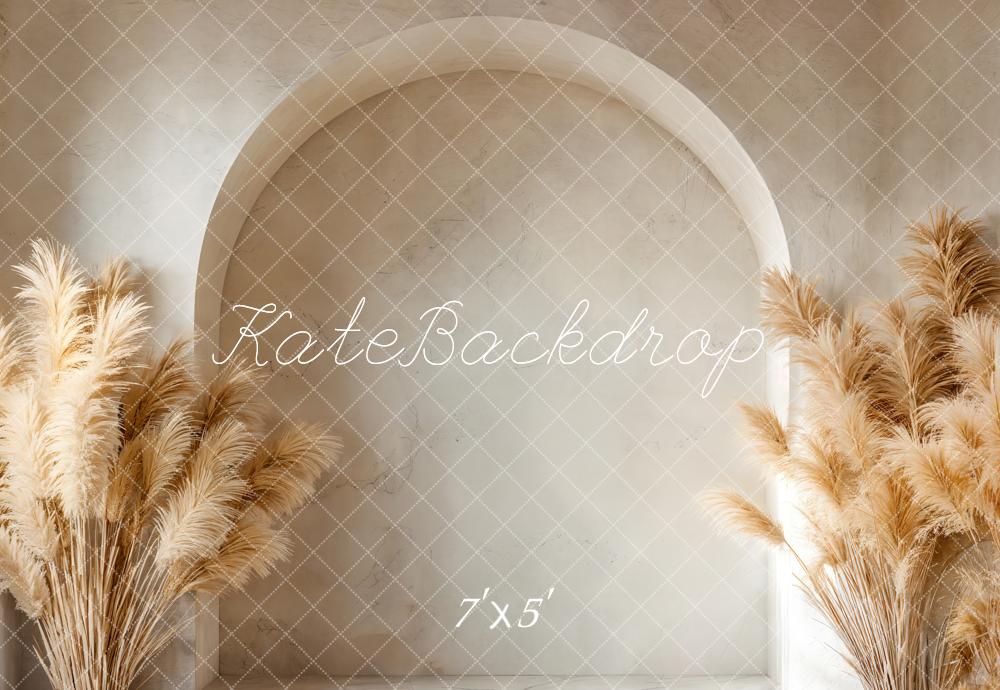 Kate Boho Arch Pampas Grass Backdrop Designed by Emetselch