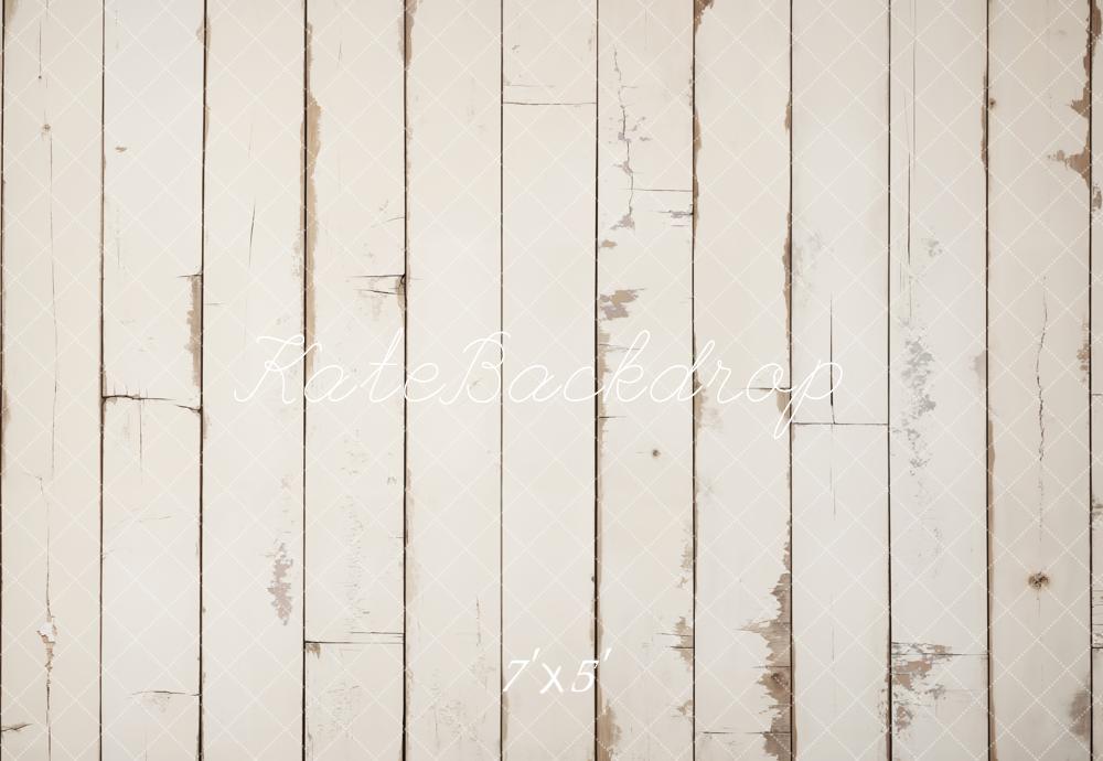 Kate Rustic White Wood Floor Backdrop Designed by Kate Image