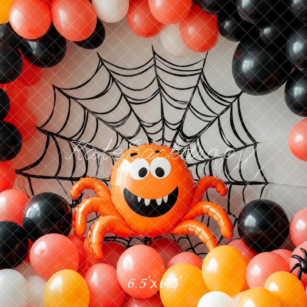 Fondo de Globo de Araña de Halloween Diseñado por Patty Roberts