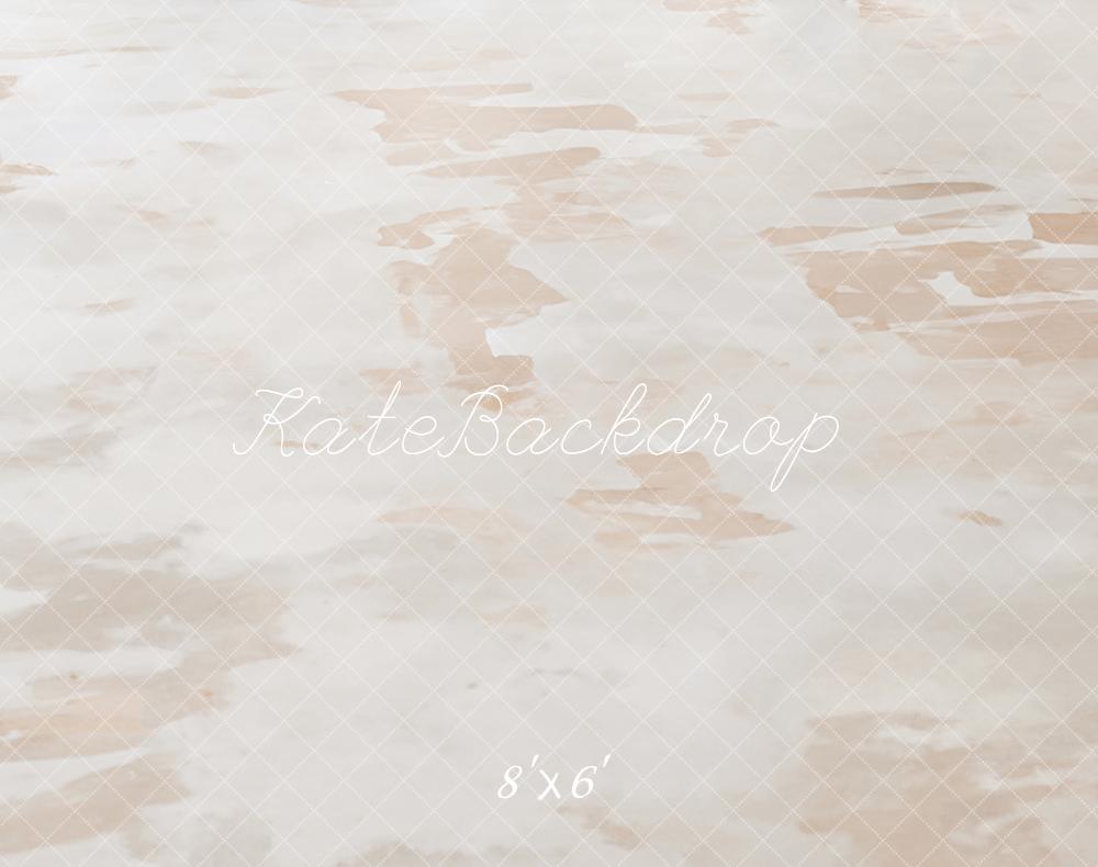 Kate Neutral Abstract Texture Beige Floor Backdrop Designed by Kate Image