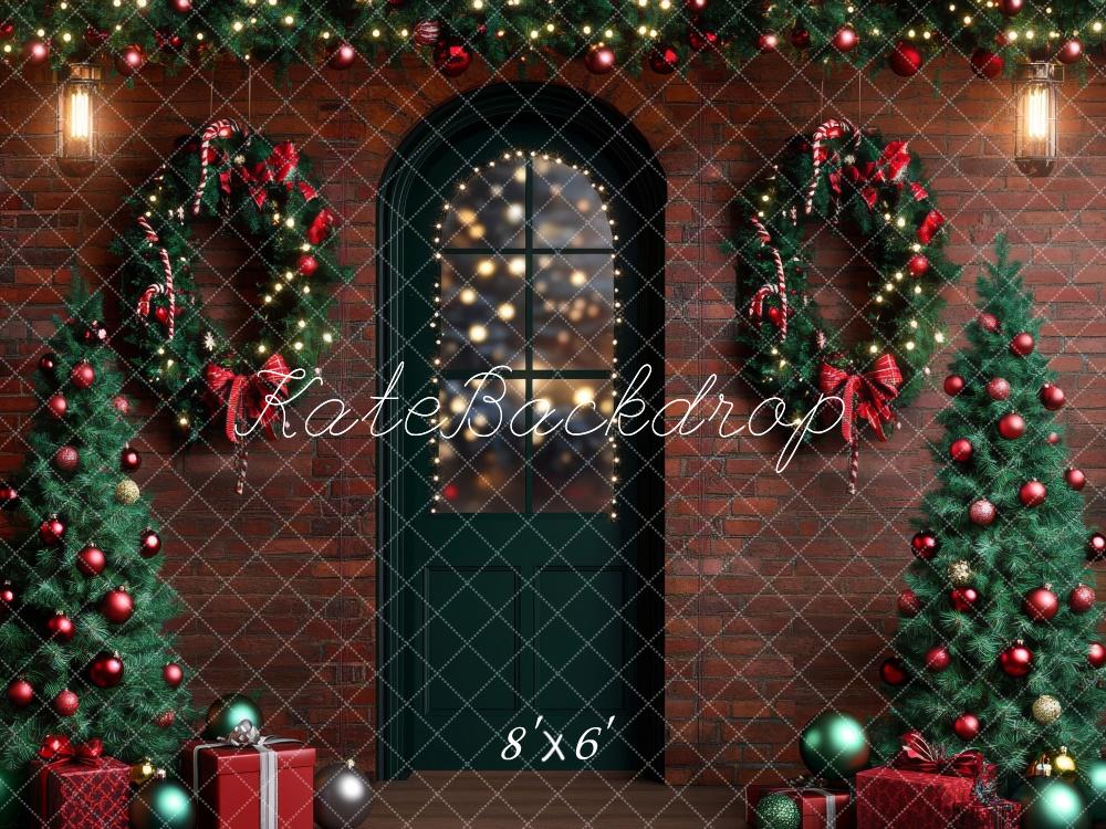 Kate Christmas Tree Wreath Door Backdrop Designed by Lidia Redekopp