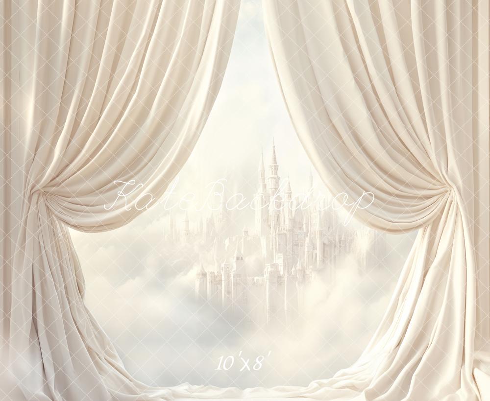 Kate Fantasy Fairy Tale White Castle Backdrop Designed by Emetselch