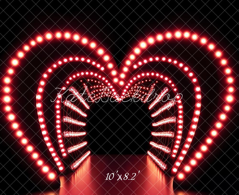 Kate Heart Tunnel Light Backdrop Designed by Emetselch