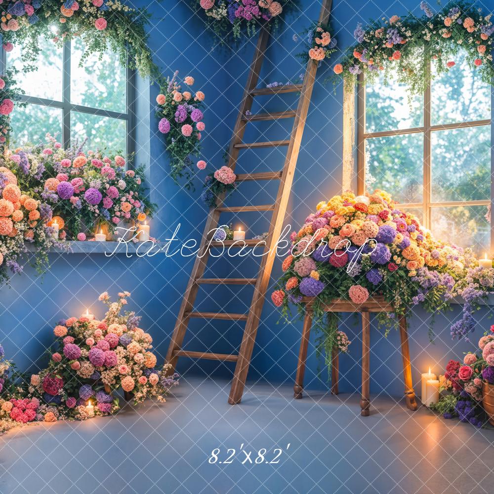 Kate Spring Indoor Flower Ladder Backdrop Designed by Emetselch