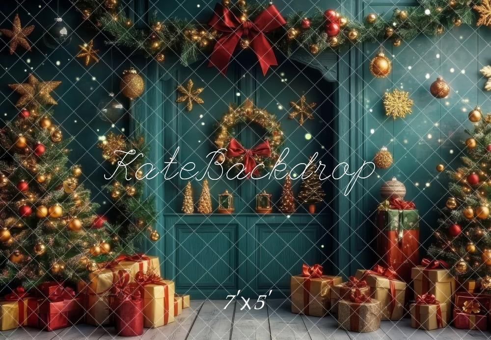 Kate Christmas Tree Garland Gift Backdrop Designed by Lidia Redekopp