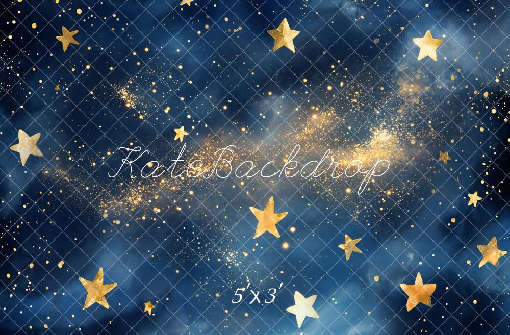 TEST Kate Birthday Starry Night Sky Galaxy Backdrop Designed by Emetselch