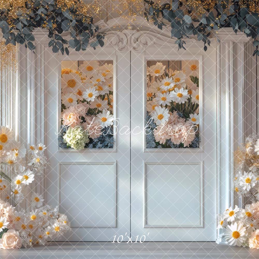 Kate Spring Floral Doorway Daisy Backdrop Designed by Mini MakeBelieve