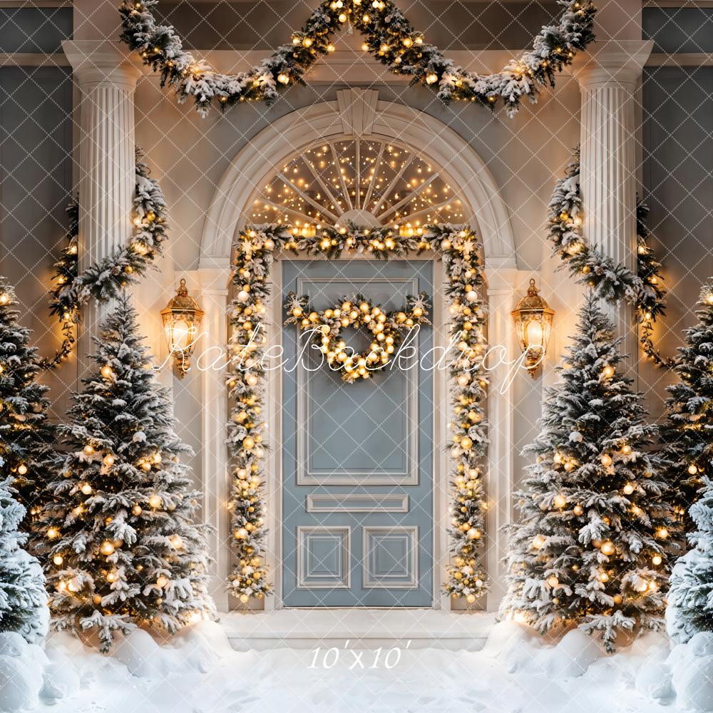 TEST Kate Christmas Tree Arch Door Column Backdrop Designed by Emetselch