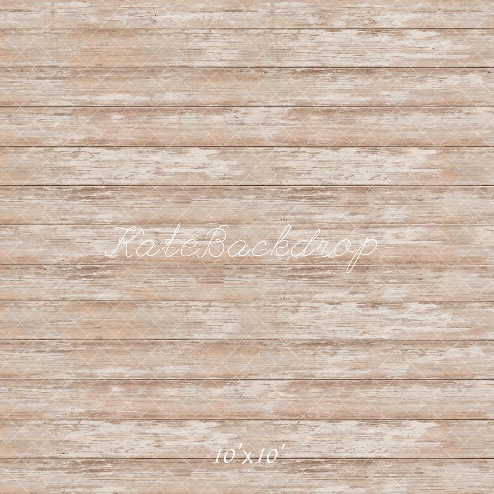 Kate Brown Wooden Grain Floor Backdrop Designed by Kate Image