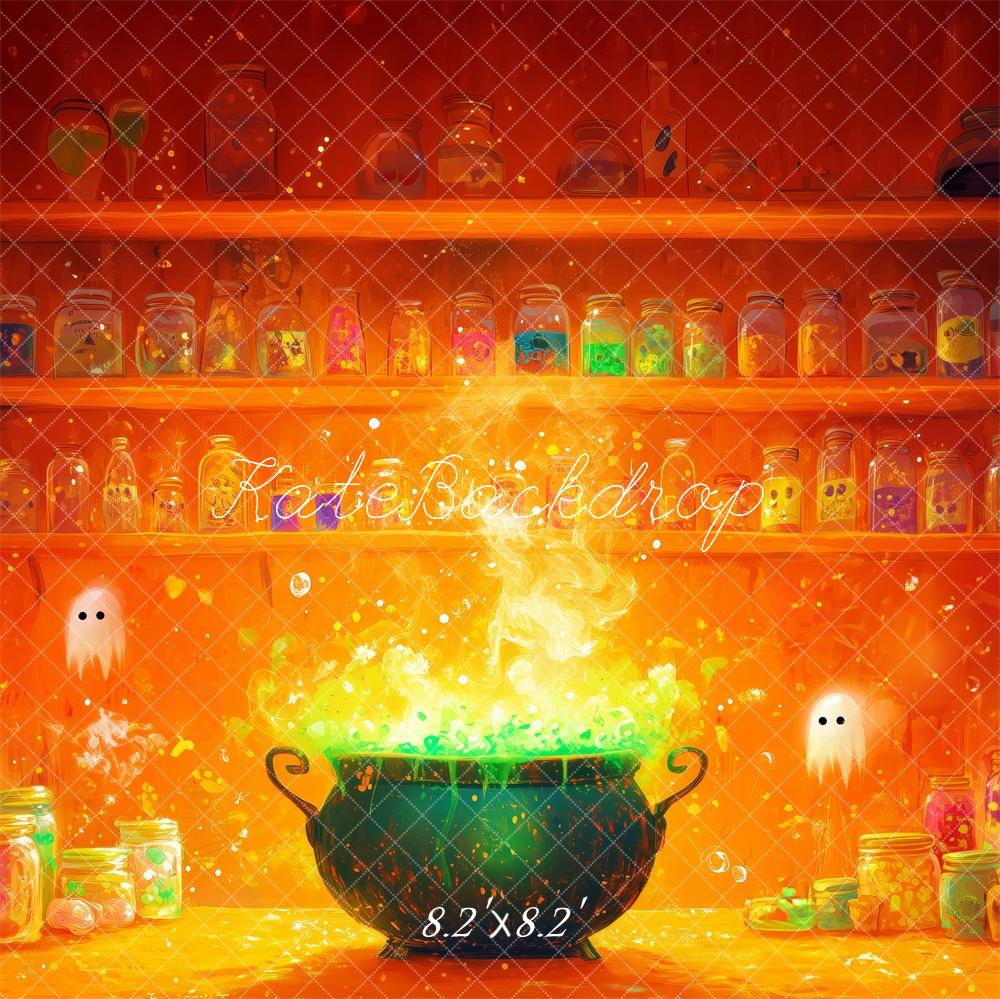 Kate Halloween Potion Cauldron Backdrop Designed by Patty Roberts