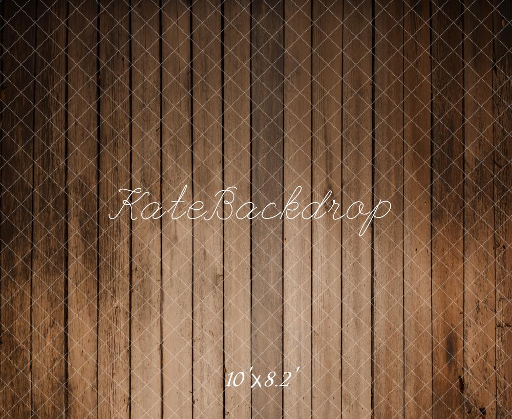 Kate Dark Brown Wooden Floor Backdrop Designed by Kate Image