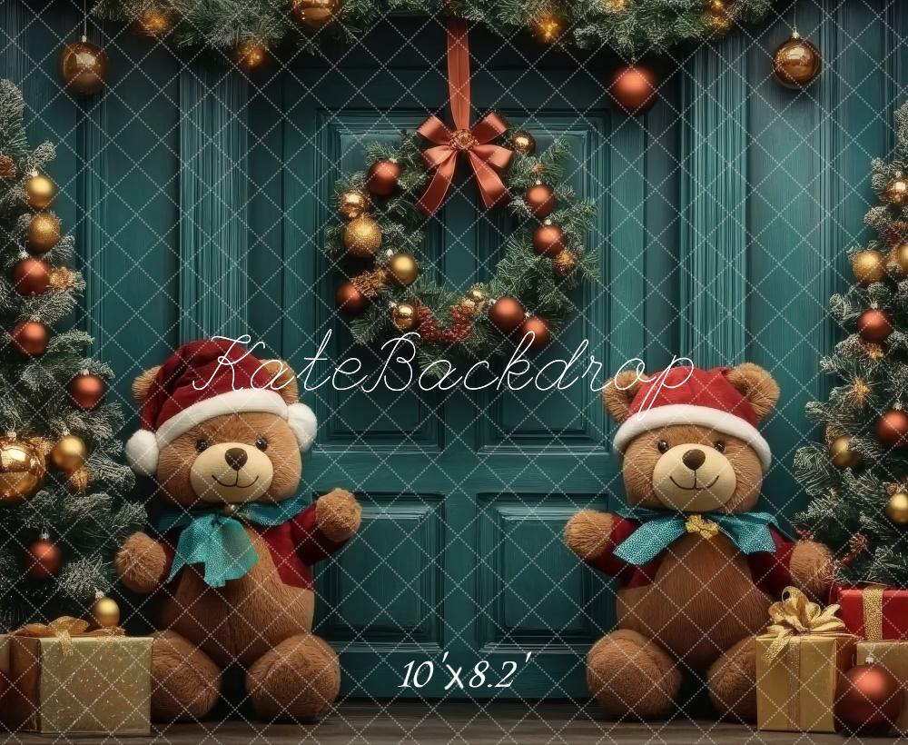 Kate Christmas Tree Teddy Bear Backdrop Designed by Lidia Redekopp