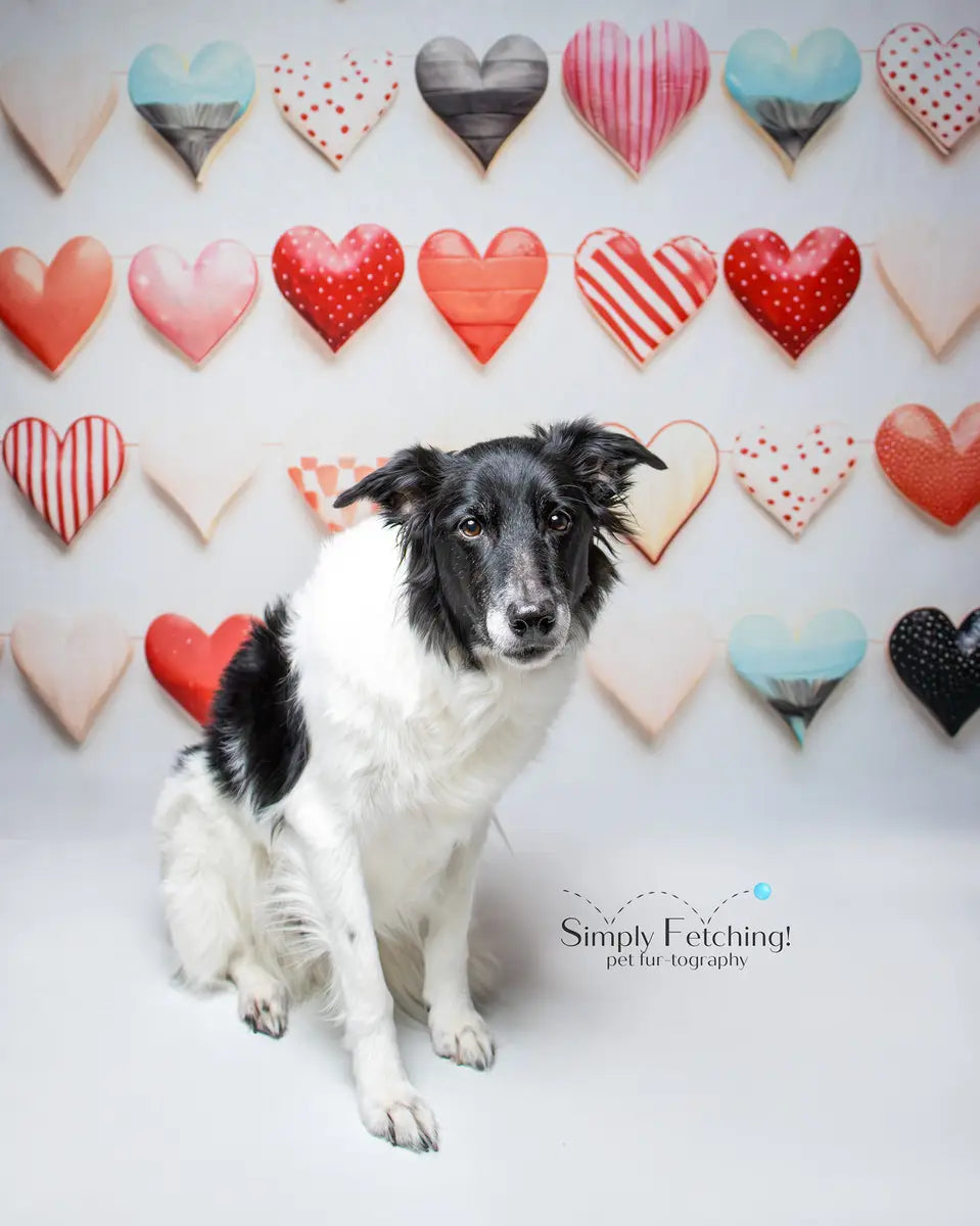 Kate Ceramic Valentines Day Hearts Backdrop Designed by Patty Robert