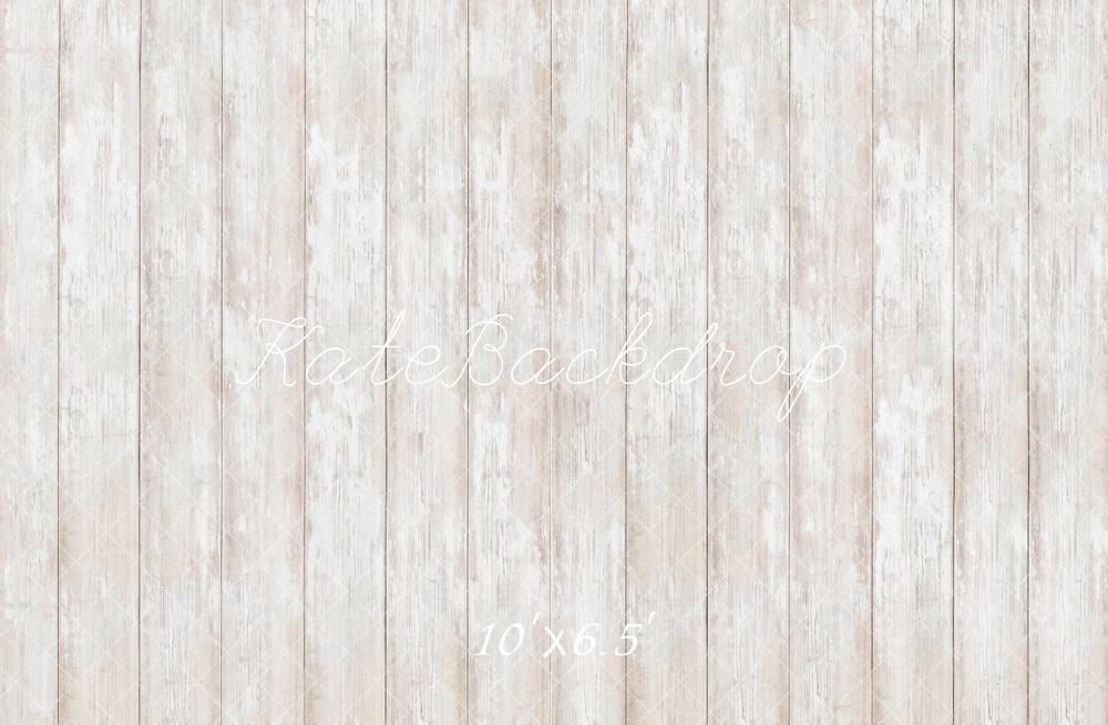 Kate Rustic White Wood Floor Backdrop Designed by Kate Image