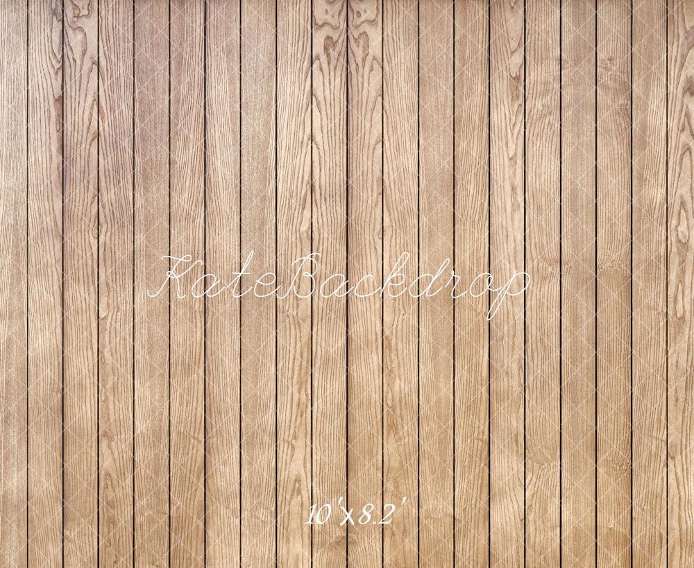 Rustic Brown Wooden Plank Floor Foto Achtergrond Designed by Kate Image