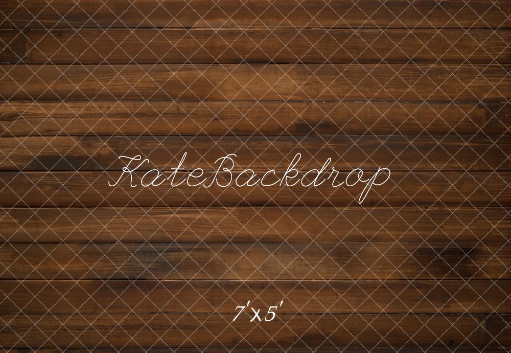 Kate Dark Brown Wooden Floor Backdrop Designed by Kate Image