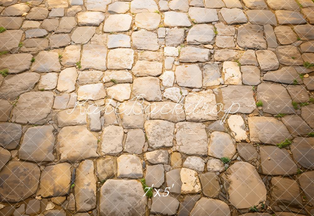 Kate Rustic Cobblestone Floor Backdrop Designed by Emetselch