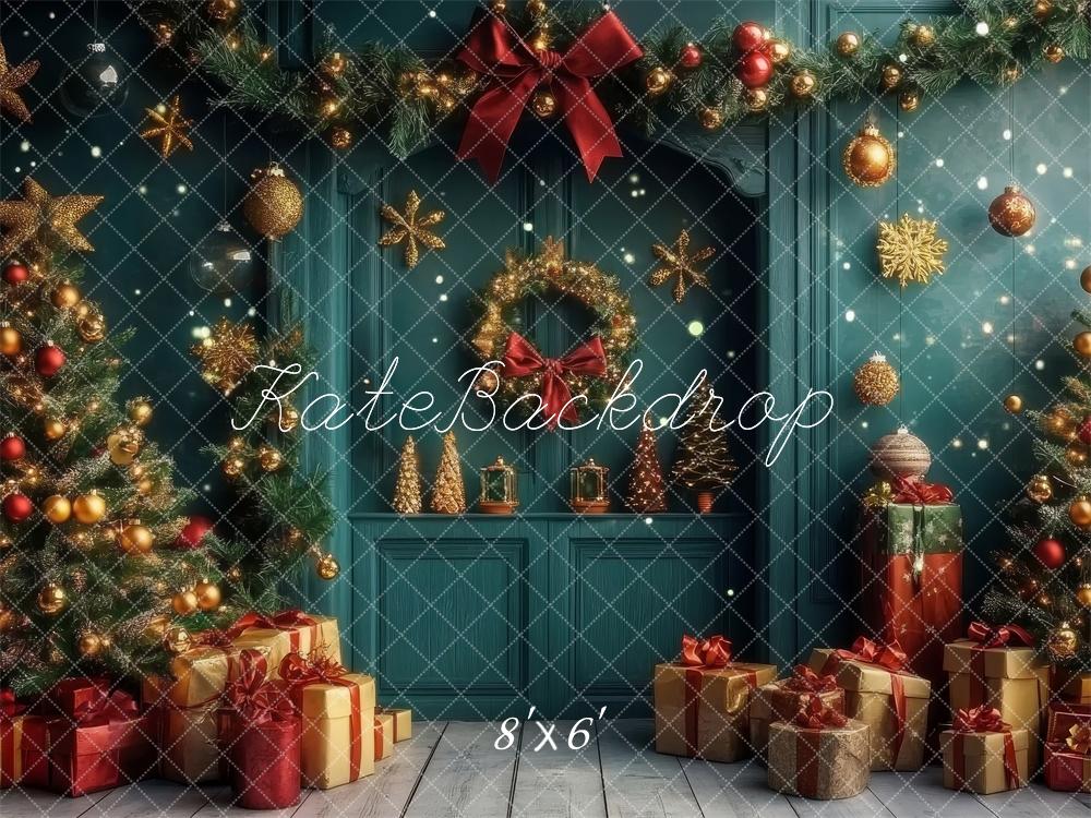 Kate Christmas Tree Garland Gift Backdrop Designed by Lidia Redekopp