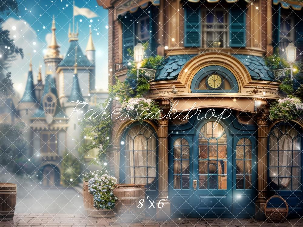 Kate Fantasy Castle Enchanted Town Backdrop Designed by Lidia Redekopp