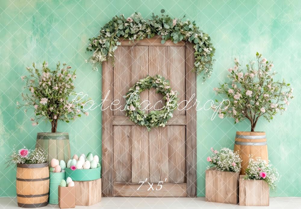 Kate Easter Floral Rustic Door Backdrop Designed by Patty Roberts