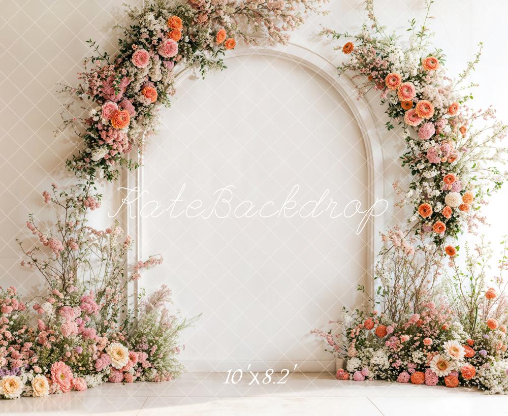 Spring Floral Arch Foto Achtergrond Designed by Emetselch