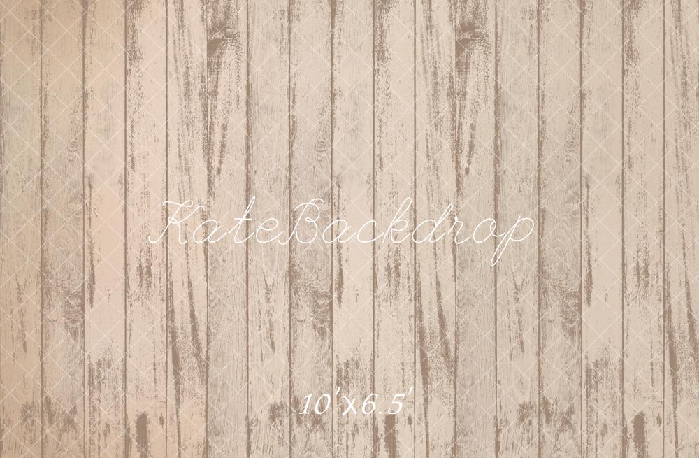 Kate Rustic Vintage Wood Floor Wall Backdrop Designed by Kate Image