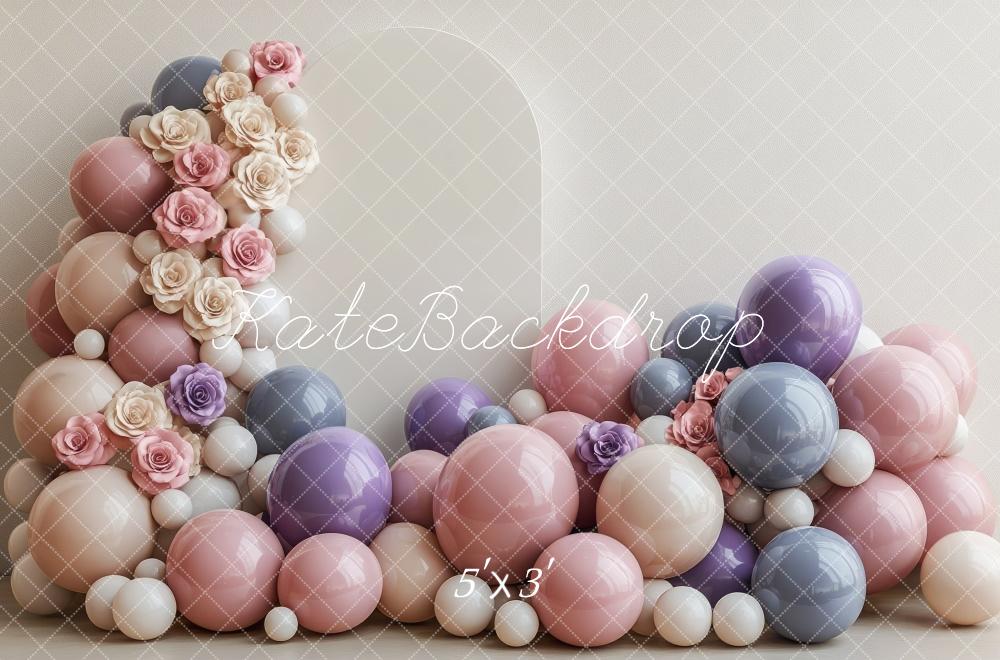 Kate Wedding Balloon Flower Arch Backdrop Designed by Mini MakeBelieve