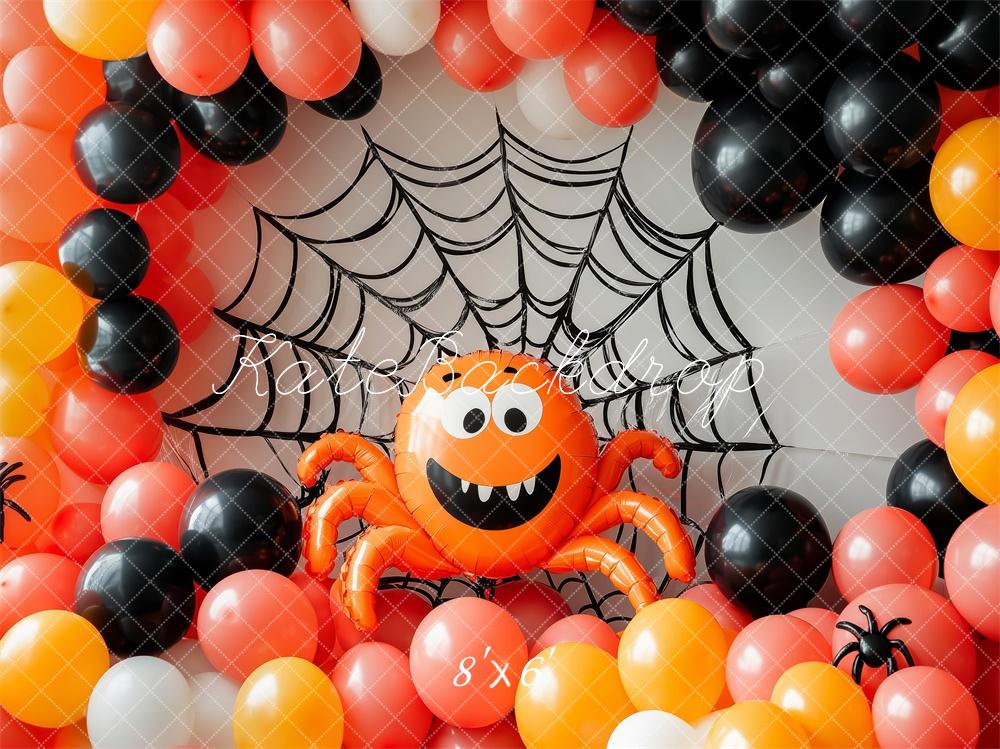 Fondo de Globo de Araña de Halloween Diseñado por Patty Roberts