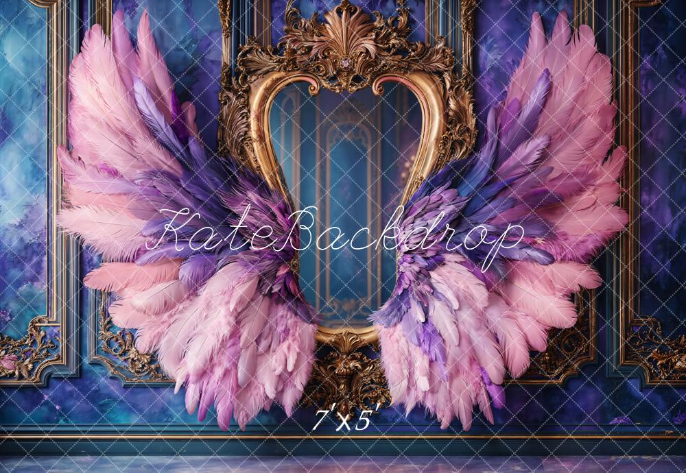 Kate Fantasy Wings Ornate Mirror Backdrop Designed by Emetselch