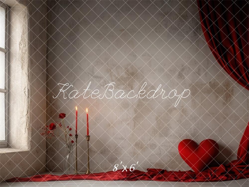 Kate Valentine Simple Romantic Heart Wall Backdrop Designed by Mini MakeBelieve