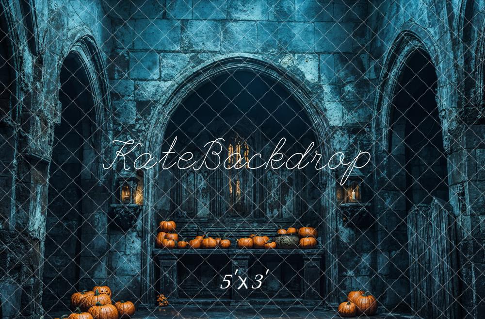 Kate Halloween Gothic Arch Wall Backdrop Designed by Emetselch