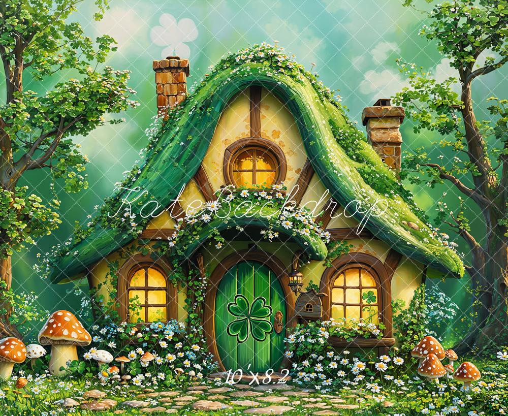 Kate Fantasy Shamrock Cottage Backdrop Designed by Emetselch