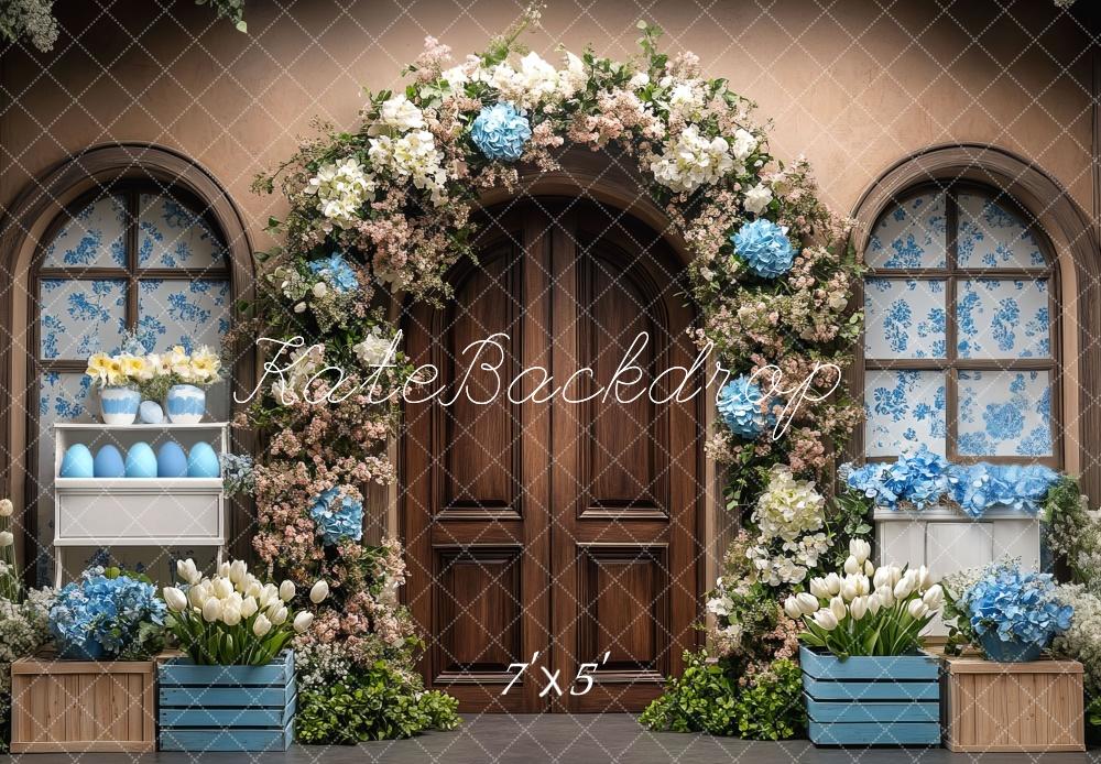 Kate Spring Flower Arch Easter Door Backdrop Designed by Mini MakeBelieve